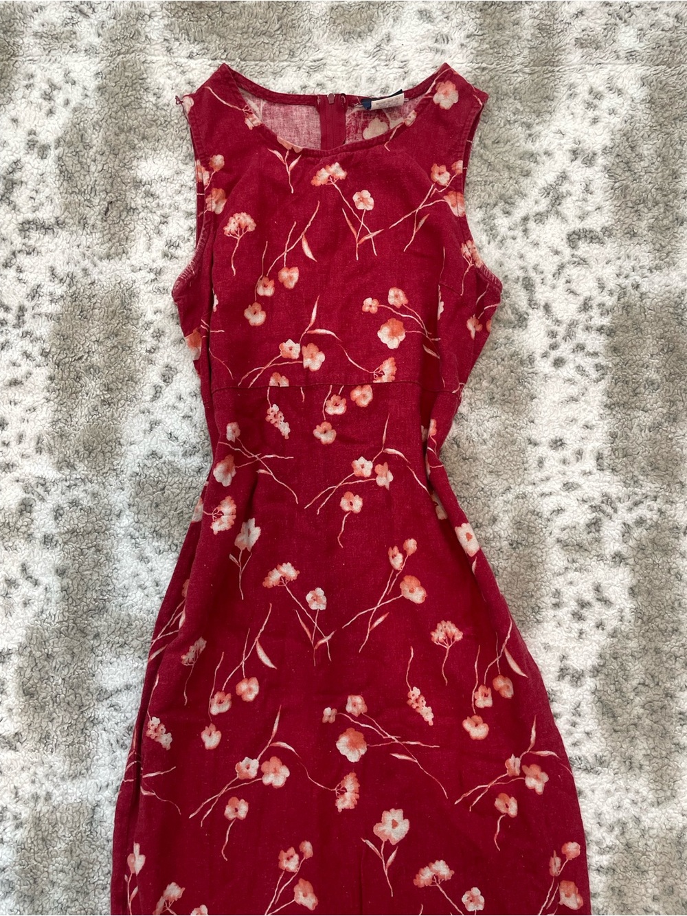 Vintage floral maxi dress